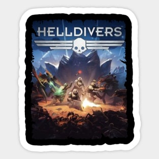 HELLDIVERS 2 BOOTLEG MERCH Sticker